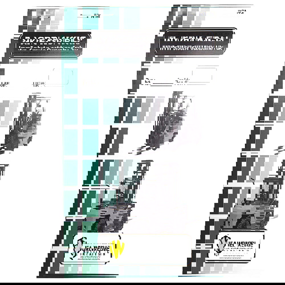 Information Centers, Stations & Binders; Product Type: Inspection Checklist